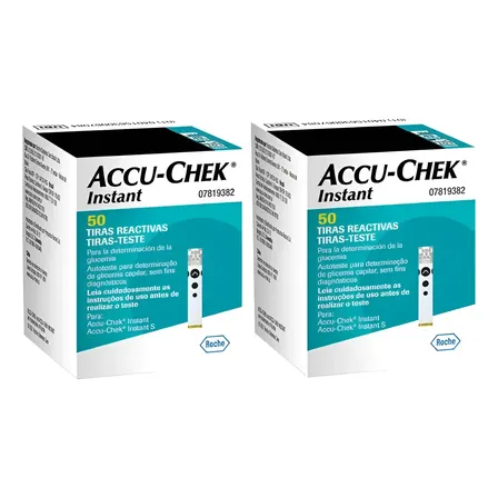 100 Tiras Reactivas Accu Chek Instant // Cintas Verde