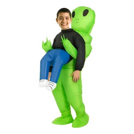 Alien Inflable Disfraz Alien Adultos Y Niños Disfraz Marciano Divertido Halloween Fiestas Envio Gratis