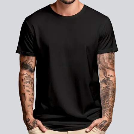 Polera Premium Algodón 100% Manga Corta Basico Estampar