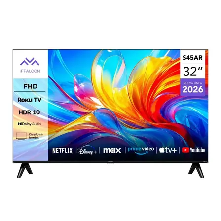 Smart TV iFFALCON Roku TV 32″ FHD S45AR