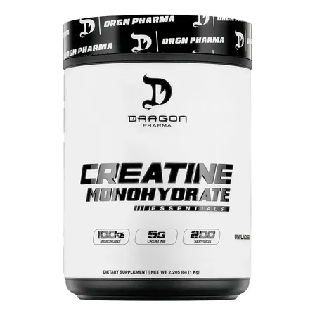 Creatina 1 Kilo Dragon Pharma 200 Porciones Sin Sabor Sin Sabor